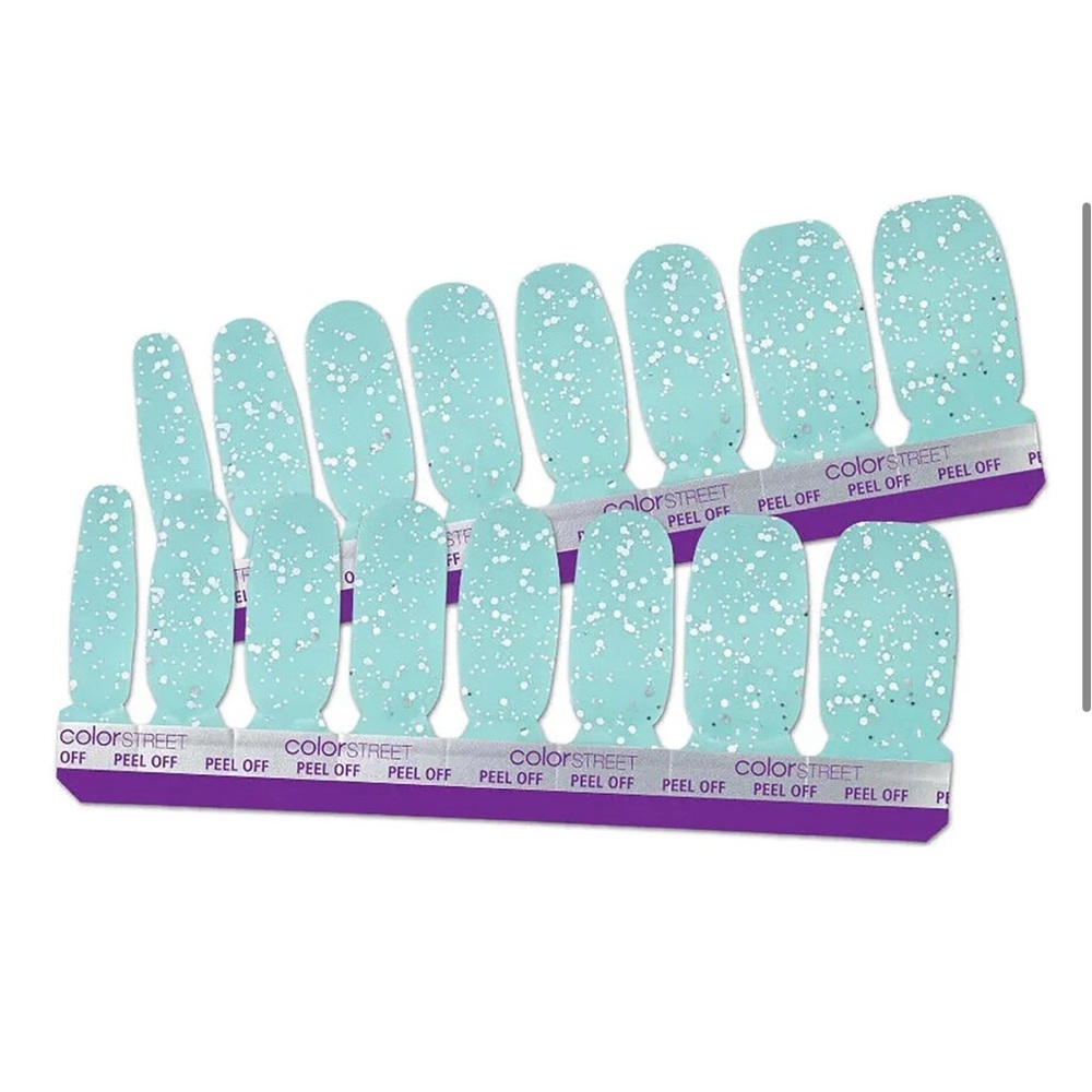 *Retired* Color Street: Don’t Make a Peep | Blue Spring Easter Silver Glitter - Picture 16 of 16